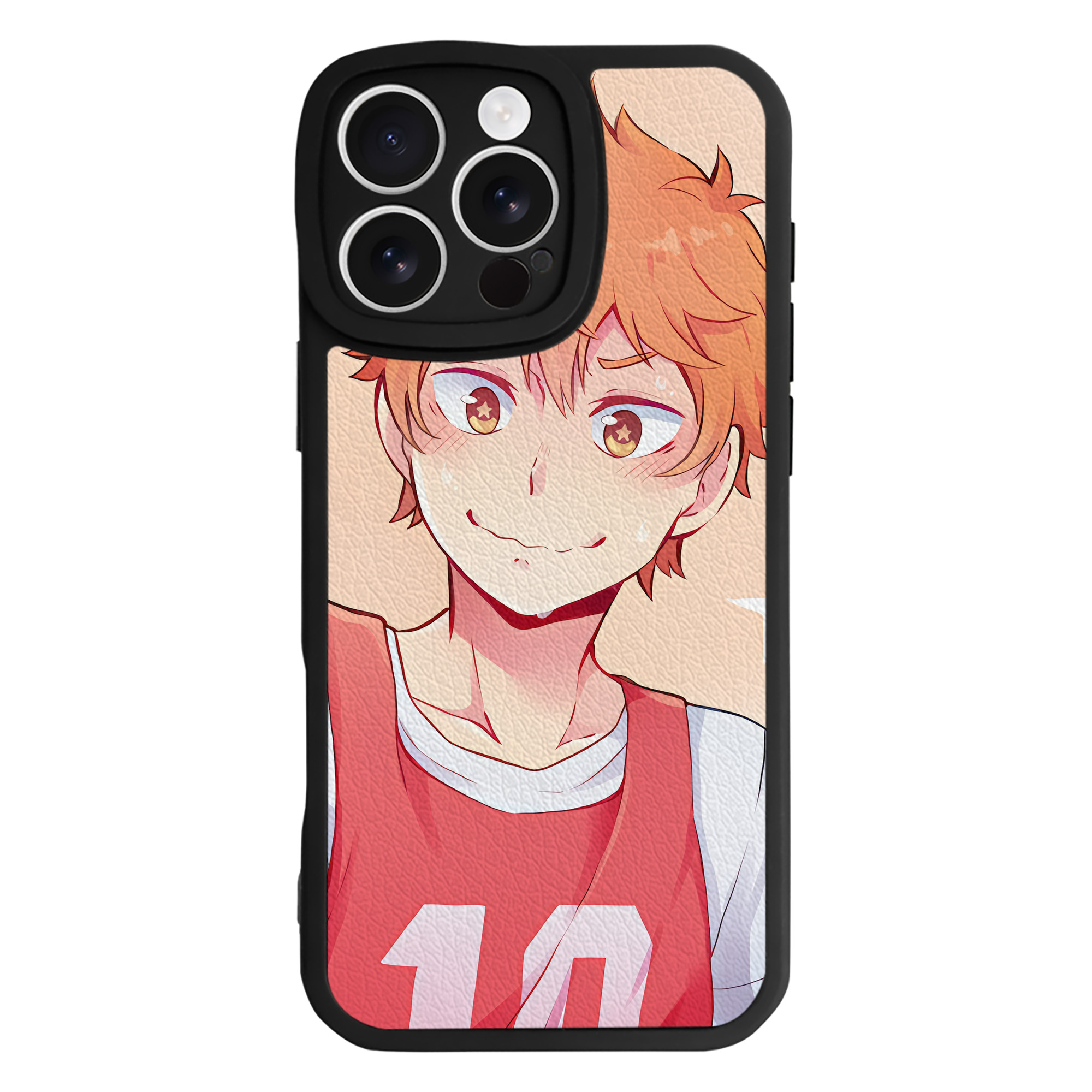 （画像用） ハイキュー!! Haikyu!! 【iPhone 16シリーズ対応】シリコンスマホケース（レザー調） 材質：シリコン